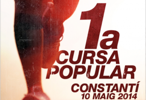 Cartell de la cursa popular de Constantí.