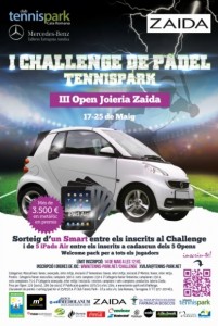 Cartell del III Open del Challenge de Pàdel