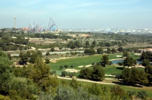 Vista general dels terrenys on s'ubicarà BCN World, a tocar de PortAventura. Foto: ACN