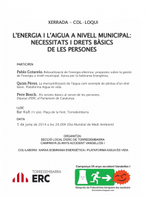 Cartell de la Xerrada