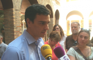 Pedro Sánchez, candidat a primer secretari del PSOE.