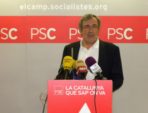 Xavier Sabaté és un dels càrrecs socialistes que aposta per Tapias.